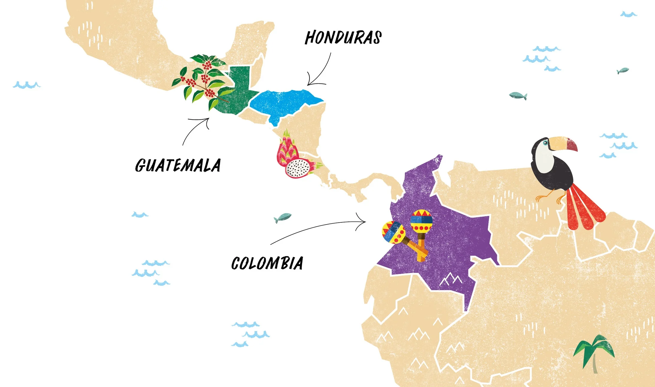Map: countries of intervention
