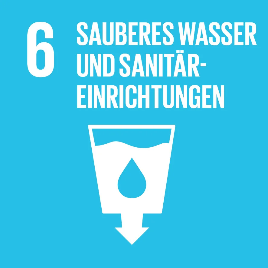SDG6 Sauberes Wasser und Sanitäreinrichtungen