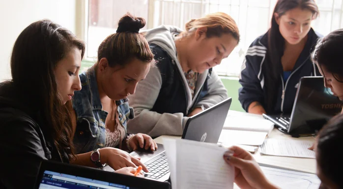 Jugendliche in Ausbildung