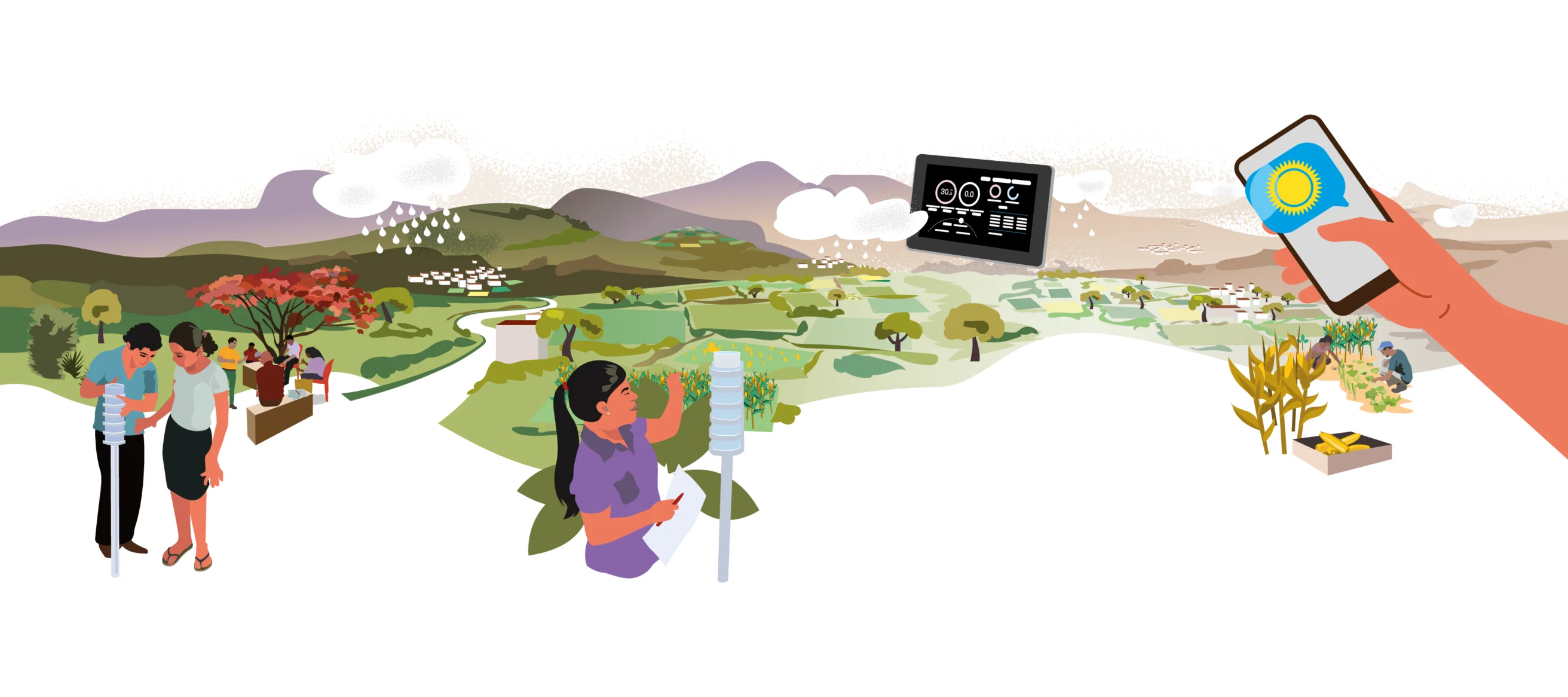 Illustration Wetter-Monitoring