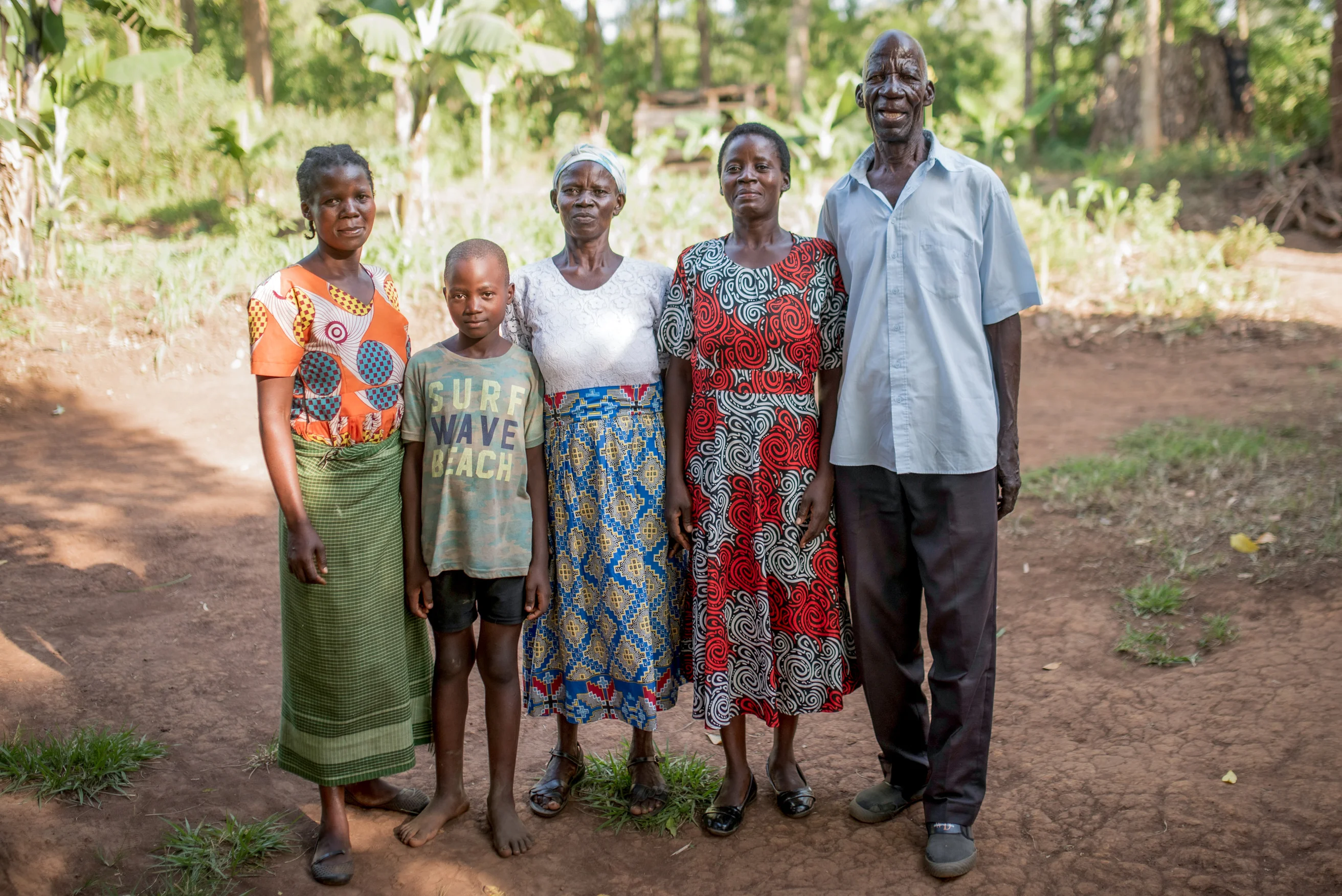 Bauernfamilie in Westkenia