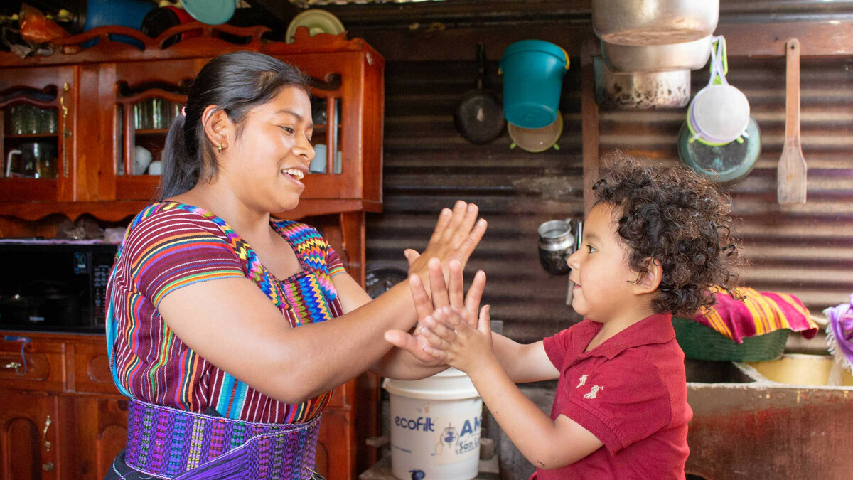 Mutter und Kind, Guatemala
