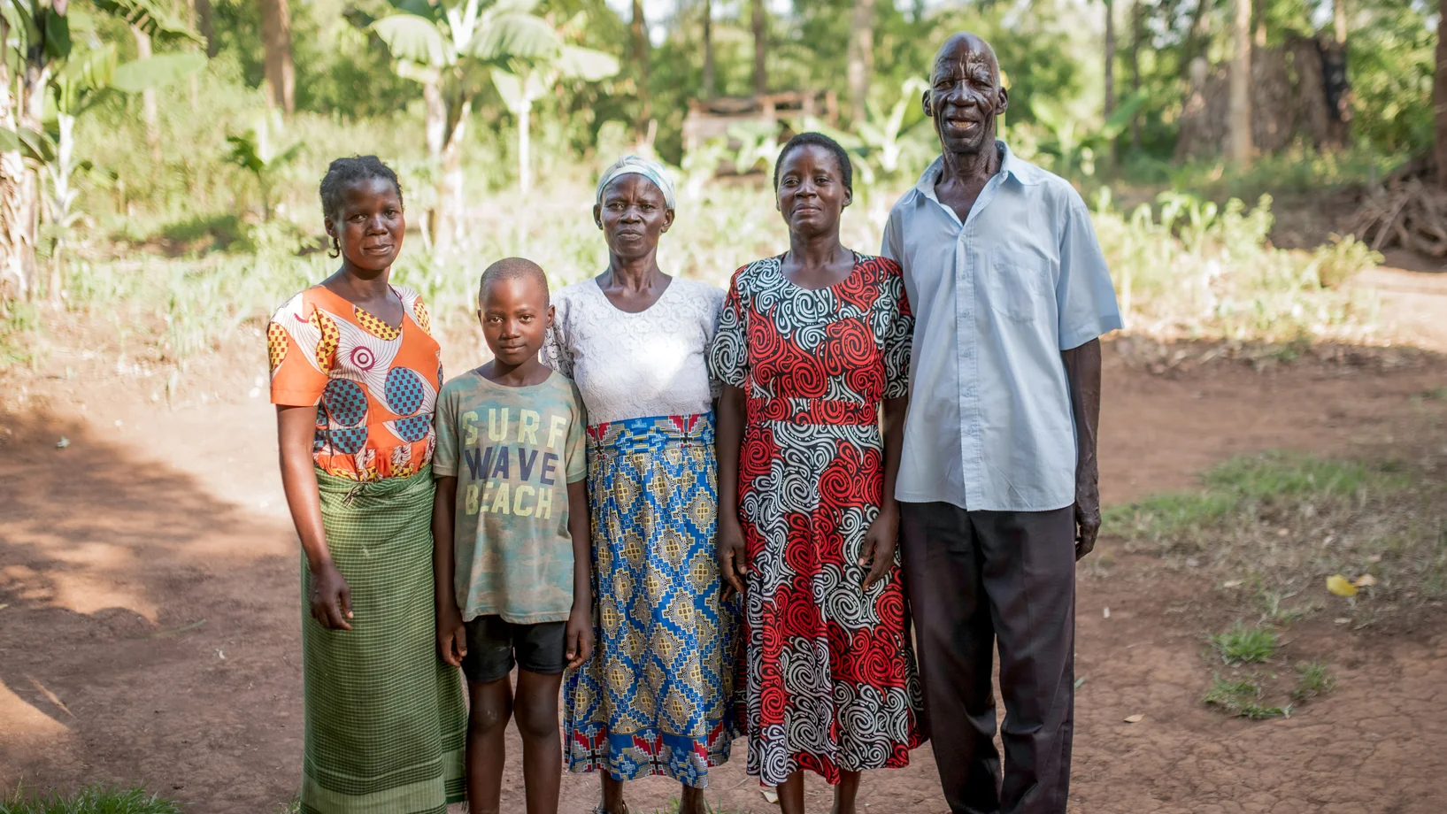 Bauernfamilie in Westkenia