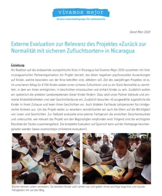 Factsheet Externe Evaluation