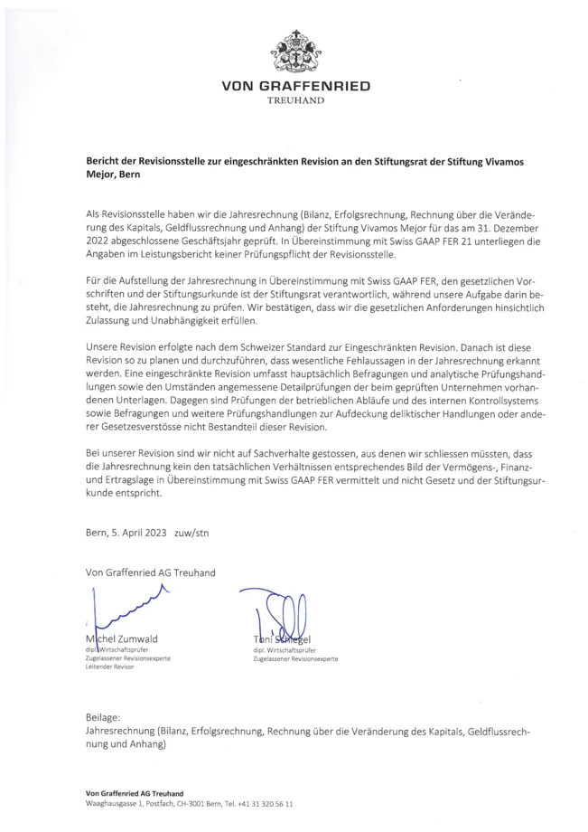 Revisionsbericht 2022